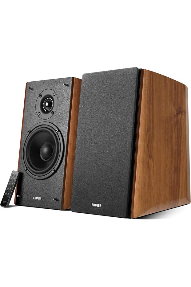 R2000DB Powered Bluetooth Bookshelf Speakers with Optical Input Studio-Quality Sound System - 1