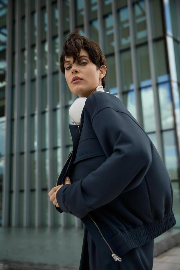 Cupro Bomber Ceket - 4