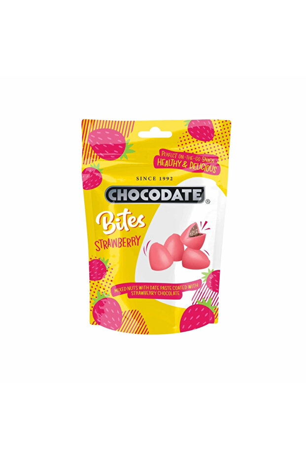 Bites Strawberry Chocolate- 33gms