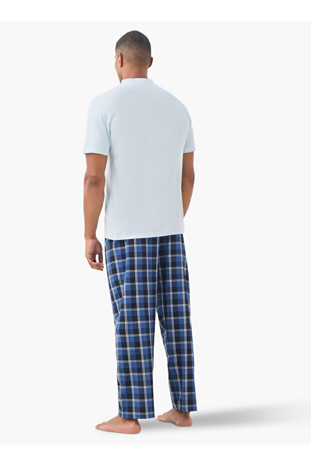 طقم بيجامة منقوش - 4