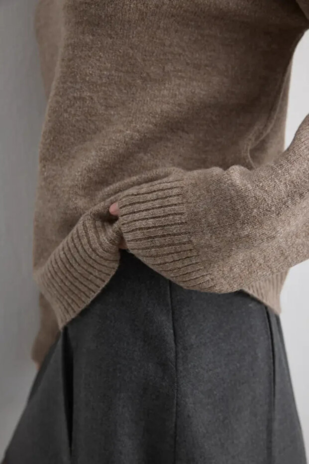 Basic Triko Kazak - Vizon - 3