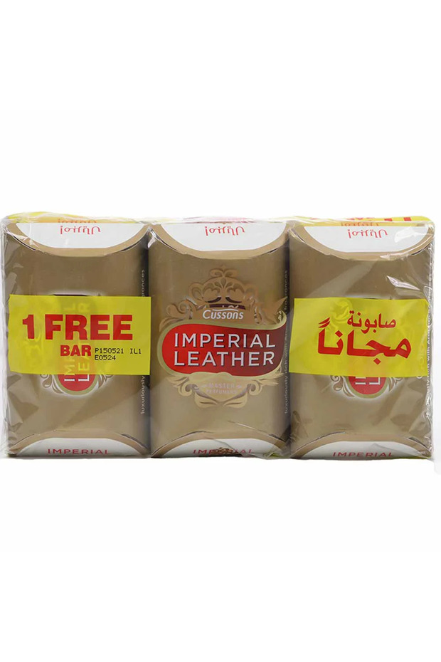 Leather Gold Bathing Soap 6x175gms Pack
