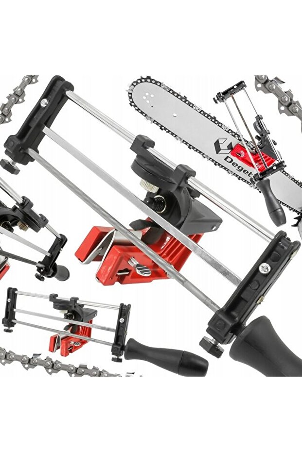Manual device for sharpening chainsaw chains, - 1
