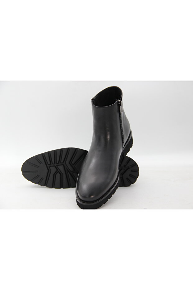 Erkek Hakiki Deri Klasik Kışlık Bot - 6