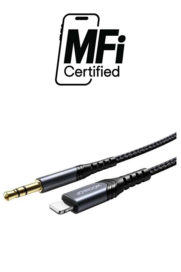 Lightning To 3.5mm Hi-Fi Audio Aux Cable Black