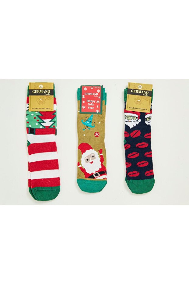 جوارب C105 منقوشة لرأس السنة الجديدة - 1