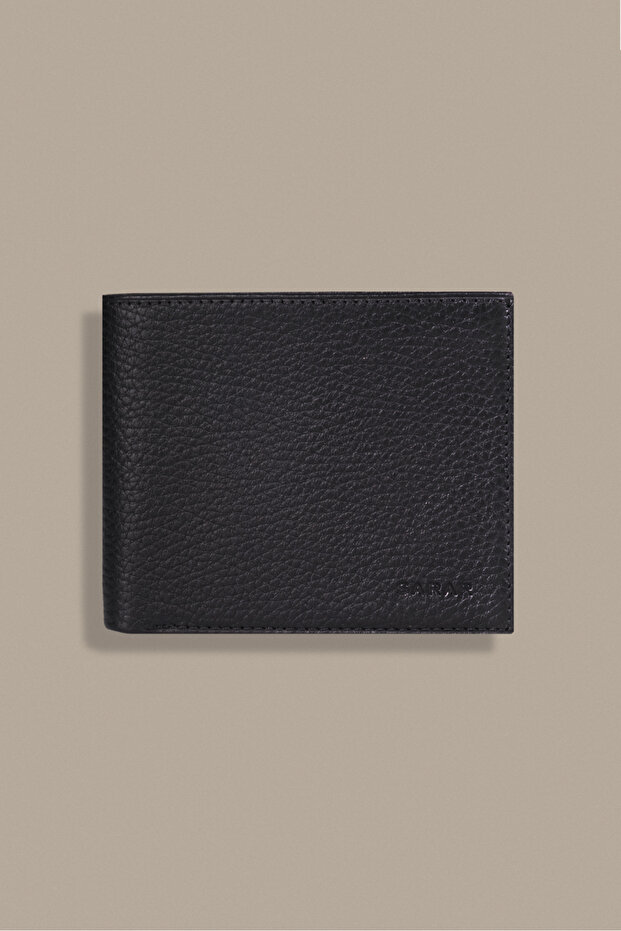 Siyah Deri Erkek Cüzdan - 1