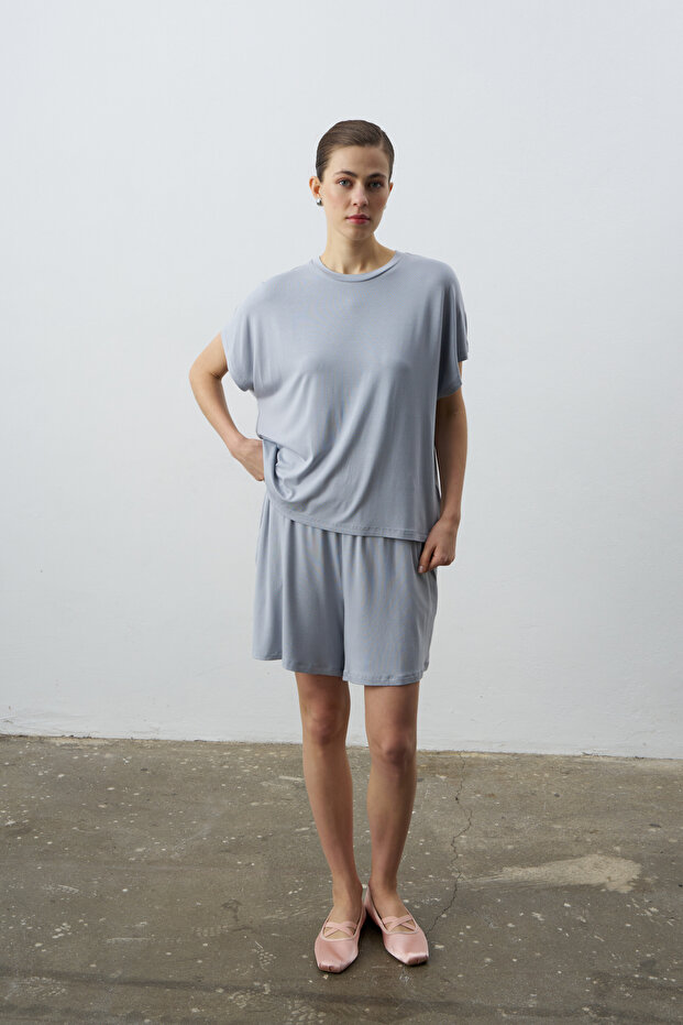 Kate Kısa Kollu Basic Tshirt - 6