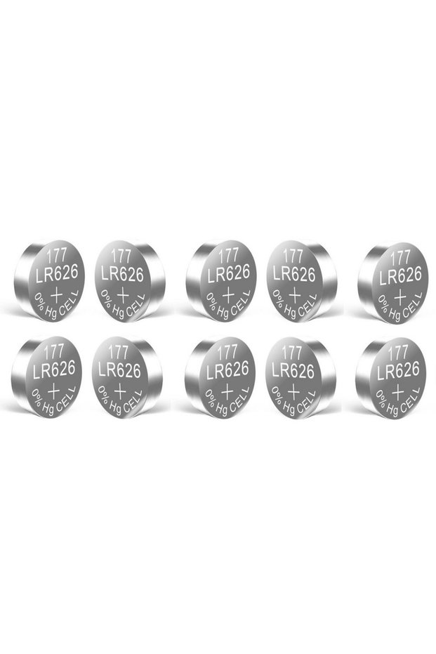 Yuma Lr66 Ag4 377 Sr626 1.5V Alkaline Watch Battery 10 Pieces