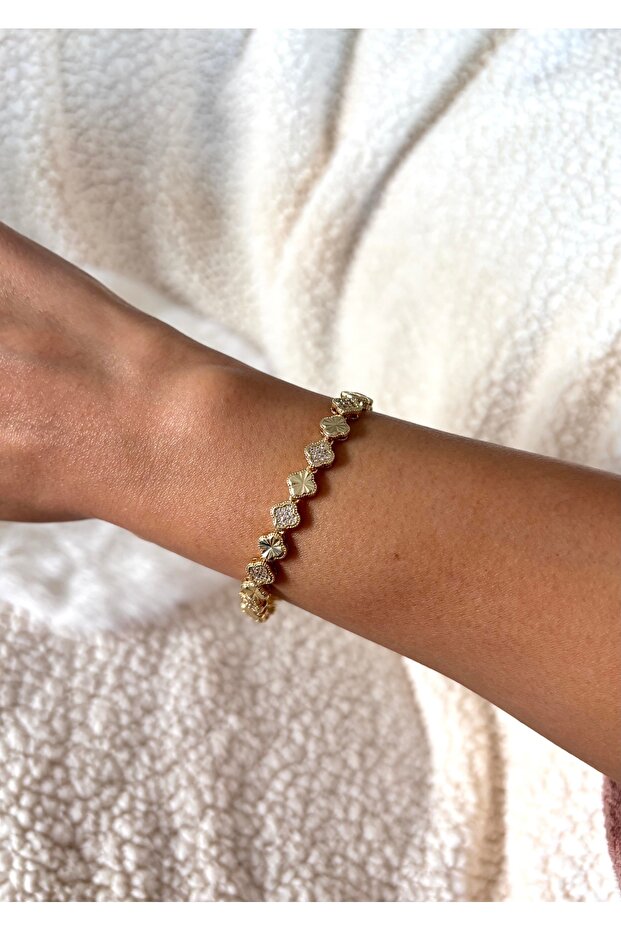 Charmlı Detay Yonca Bileklik - 2