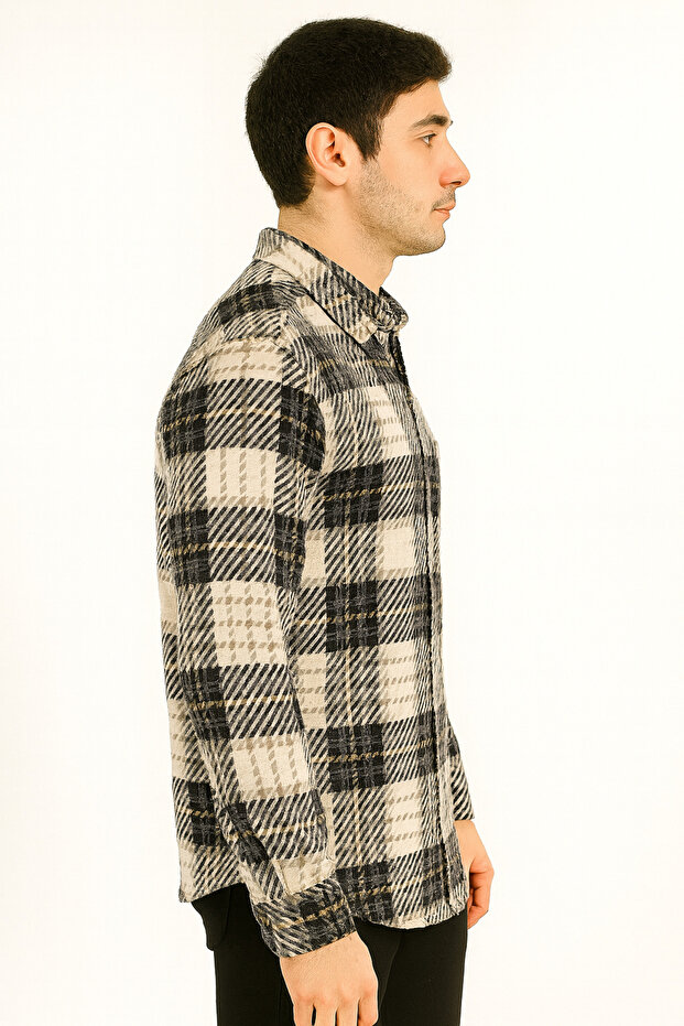 Erkek Kalın Gömlek - 2