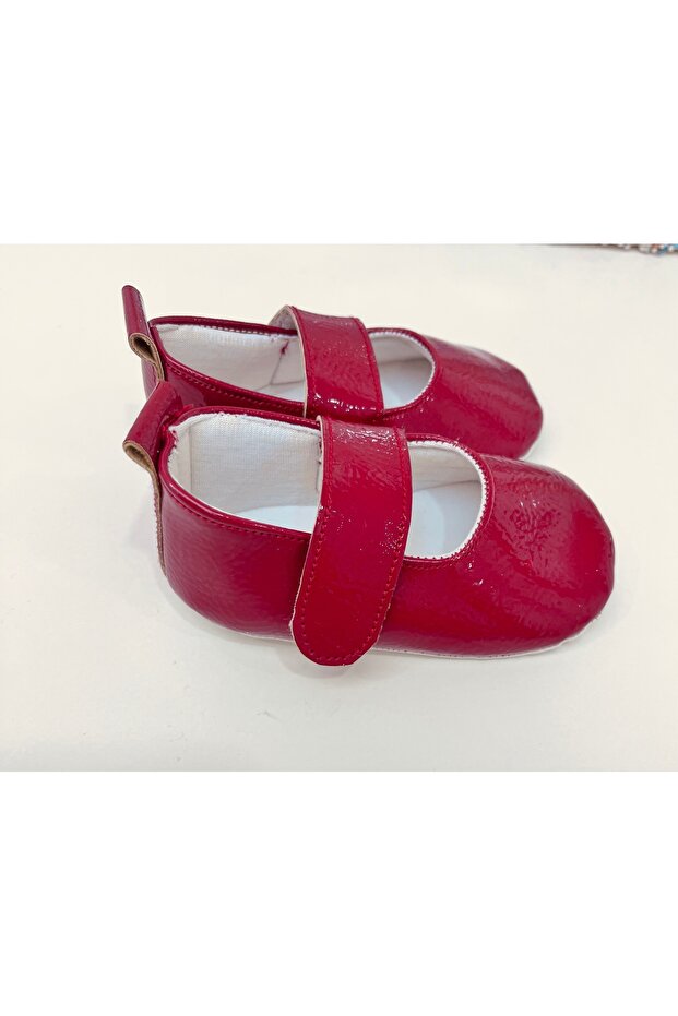 Minel İnci Series Red Baby Shoes