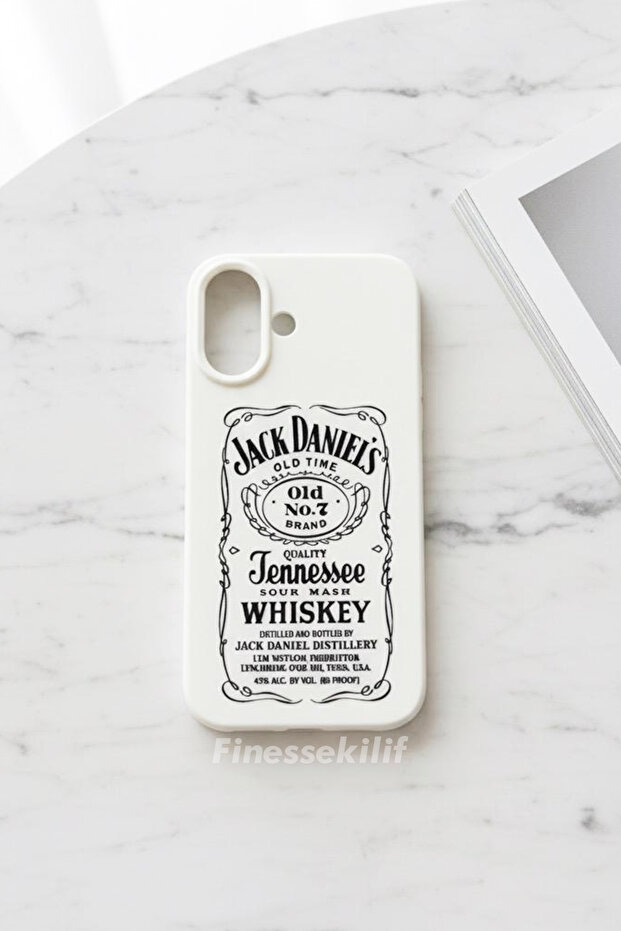 حافظة متوافقة مع هاتف iPhone 17 بتصميم جاك مطبوع باللون الأبيض - 1