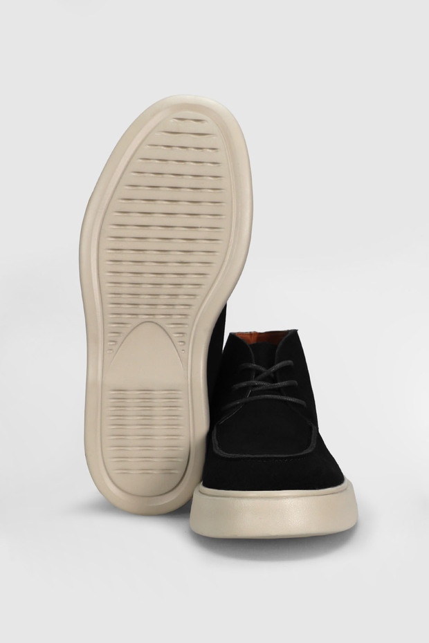 Derek Erkek Deri Bot Siyah - 4