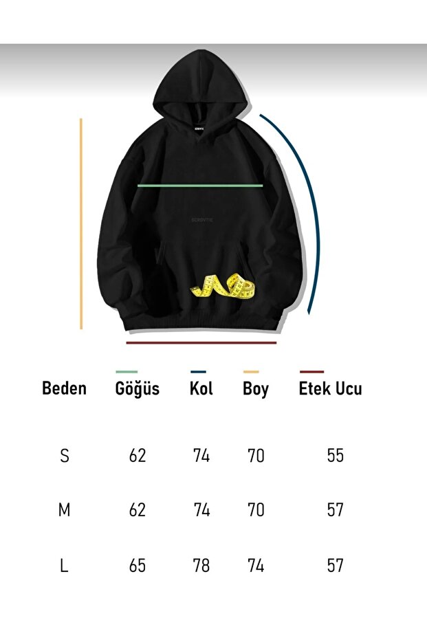 Gri Oversize Baskı Sweatshirt - 3