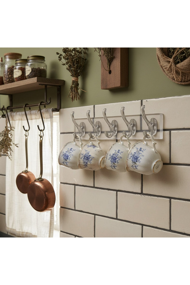 Self-Adhesive Strong Wall Hanger – 30×6 cm Heavy-Duty Multi-Purpose Hanging Bracket