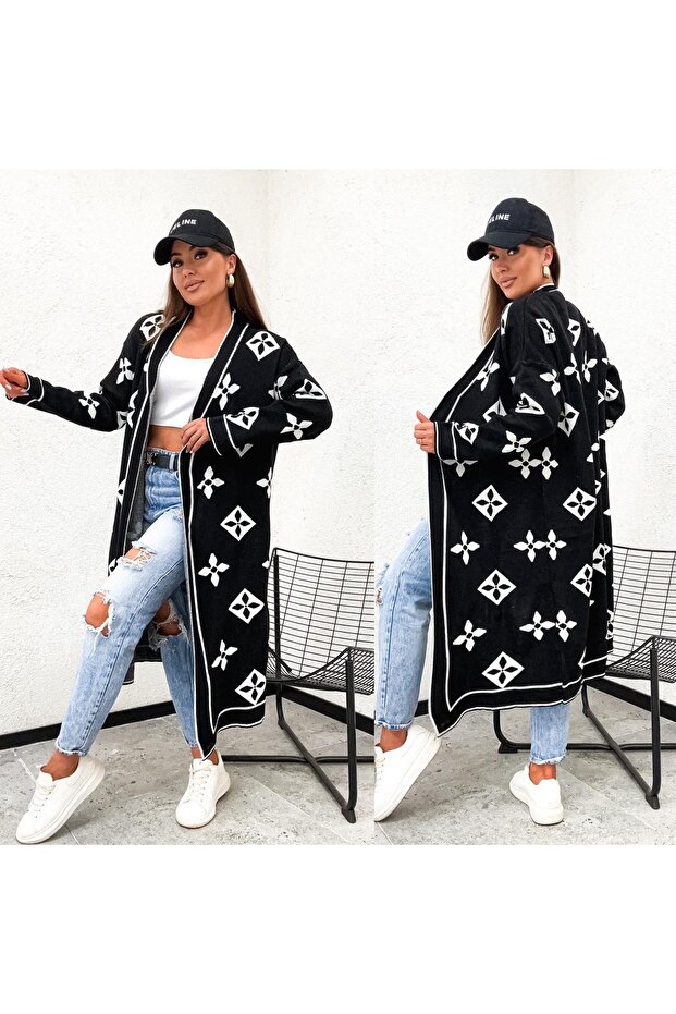 سترة منقوشة من Cicek - 1