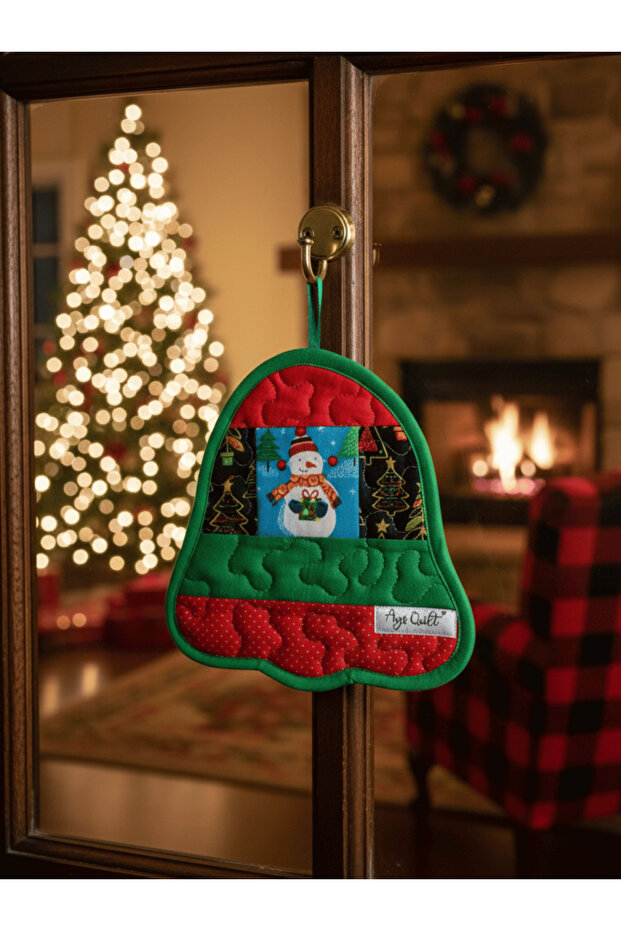 Bell Christmas Board Decorative Door Ornament
