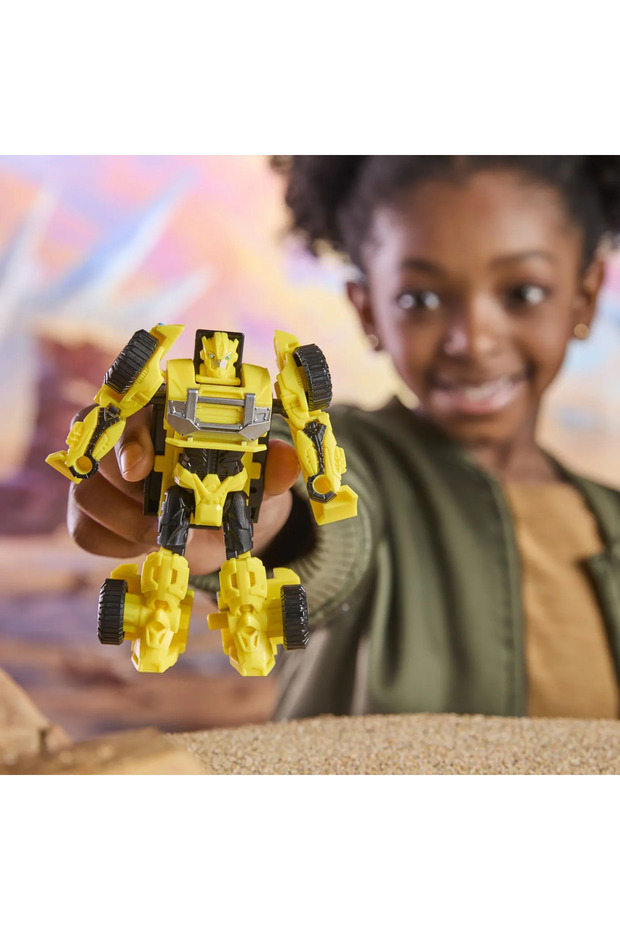 Bumblebee Convertible Robot Toy 10cm - 3