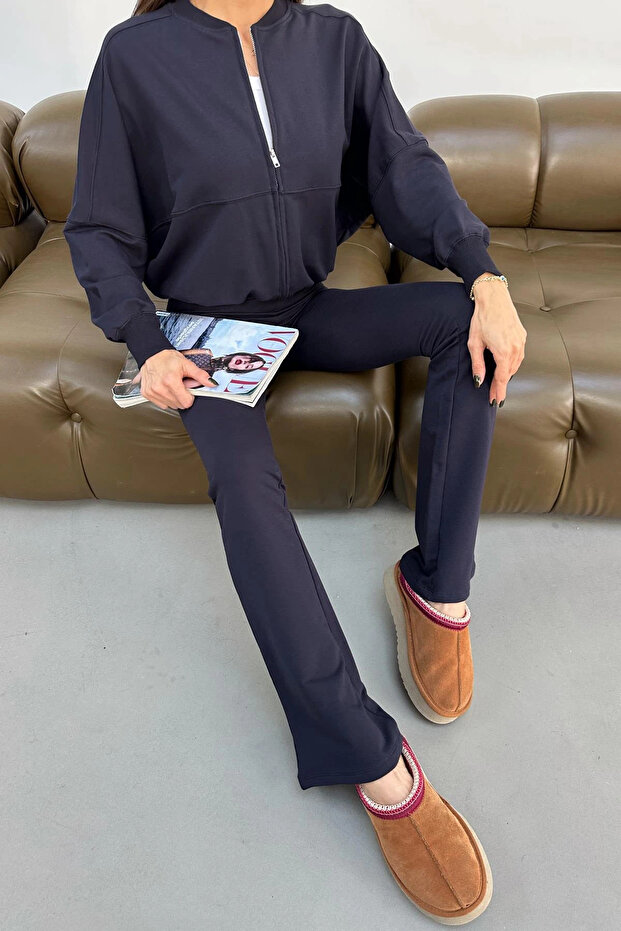 İspanyol Paça Muadil Eşofman Takımı - 4