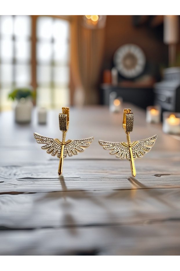 Earrings with Zirconia
