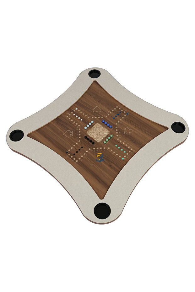 طاولة نيوم بلوت وجاكارو ٢*١ - MDF - ٩٧×٩٧×٧٣ سم (أسود) - 3