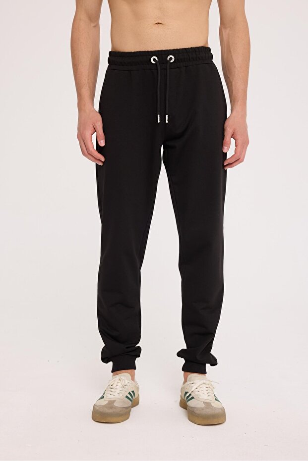 Bil black tracksuit bottom