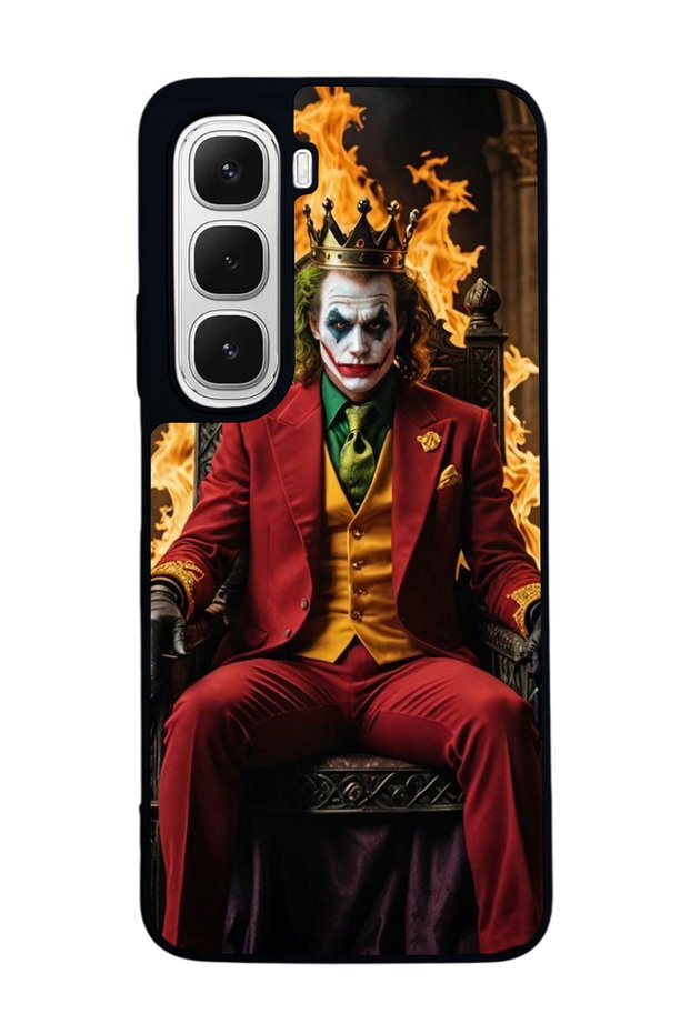 Infinix Hot 60 İ Matte Compatible Black Case – Soft Silicone, Protective, Shock-Absorbing Cover