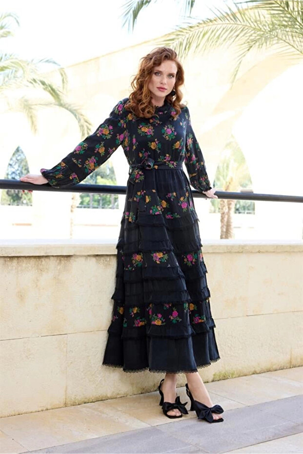 37818 Cupro Elbise - 2