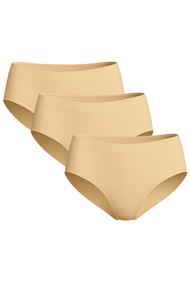 Stitch-Free Women's Panties – Comfortable Everyday Slip Underwear Set of 3