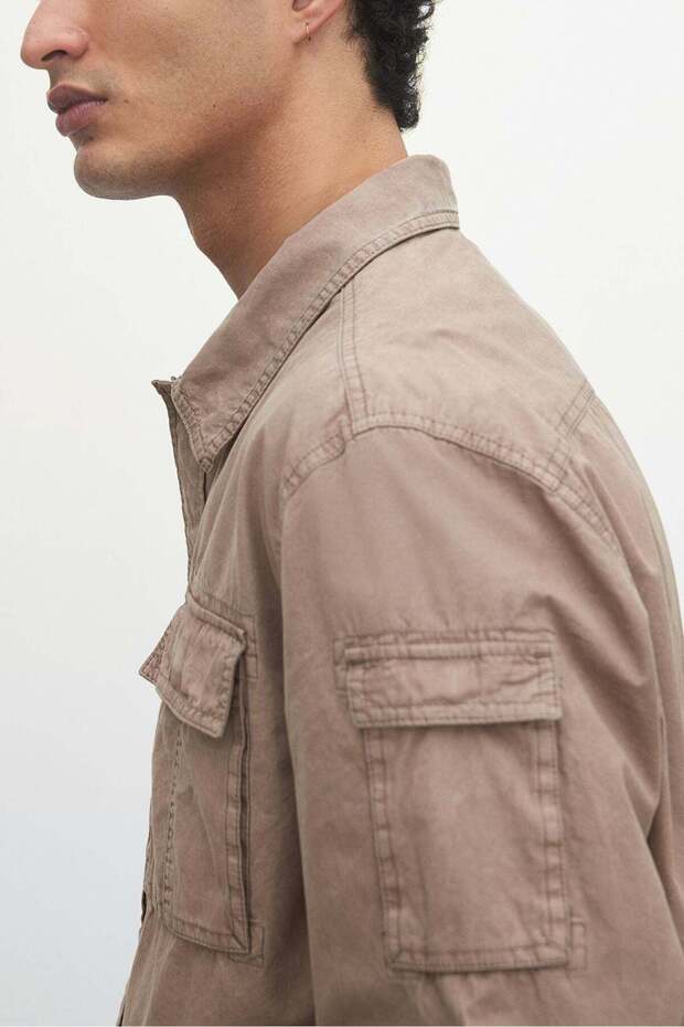 Regular Fit Utility overshirt - 4