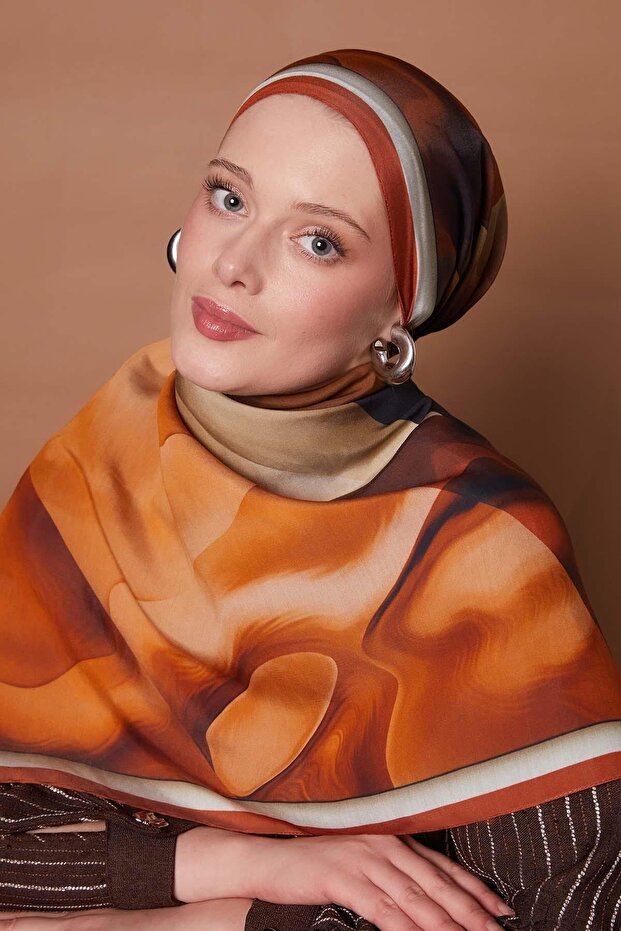 Tile pattern aura scarf - 2