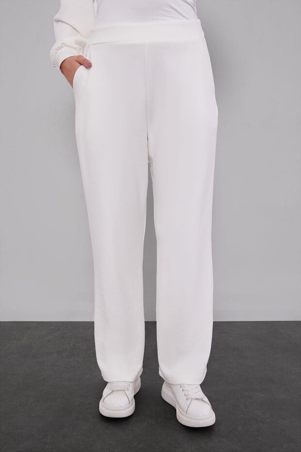 مجموعة مزدوجة بمظهر مربع باللون البيج - 5