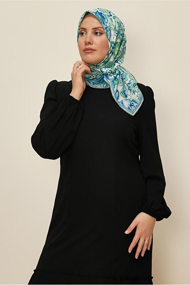 وشاح منقوش طبيعي 8557