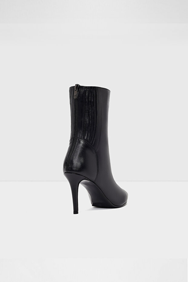 BASEL-TR - Siyah Kadın Gerçek Deri Bot - 2