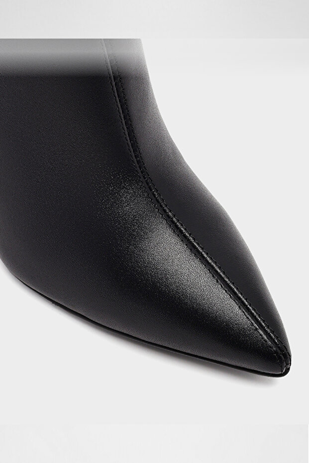 BASEL-TR - Siyah Kadın Gerçek Deri Bot - 5