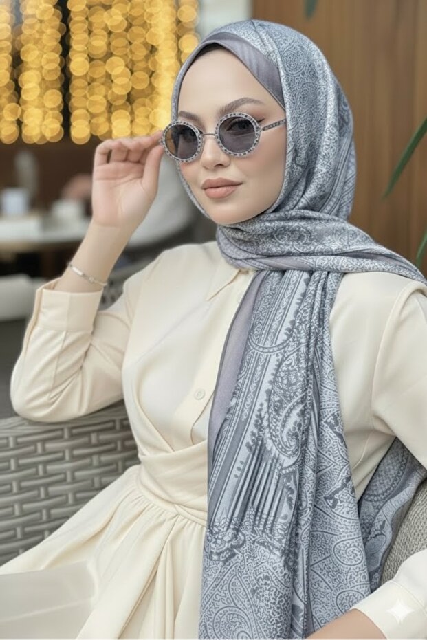 شال نسائي مستورد بنمط عرقي
