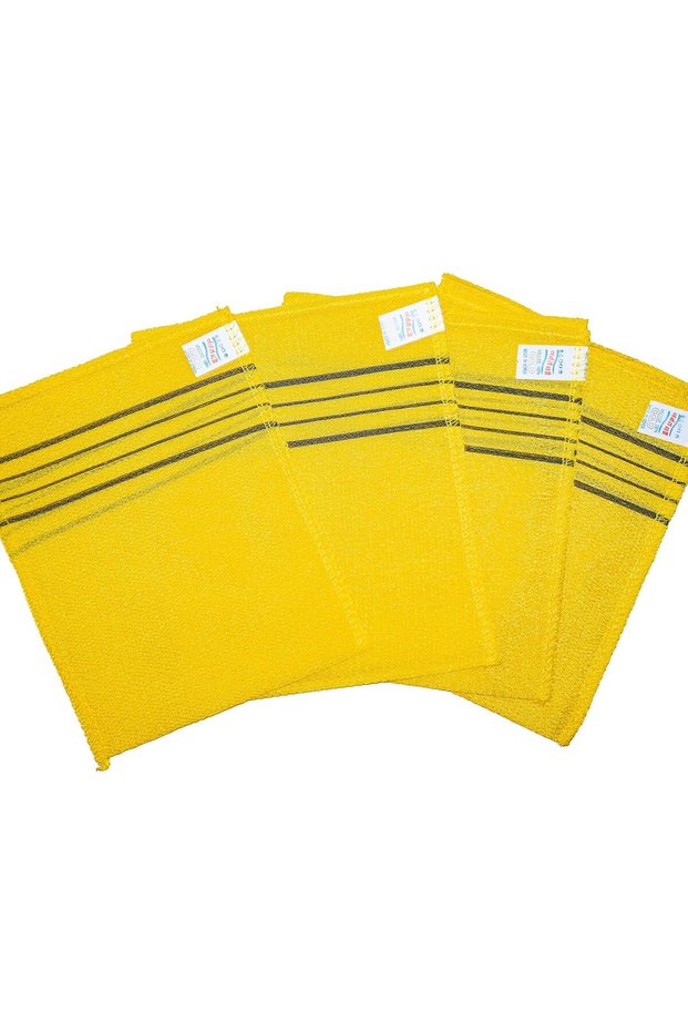 Body towel - yellow