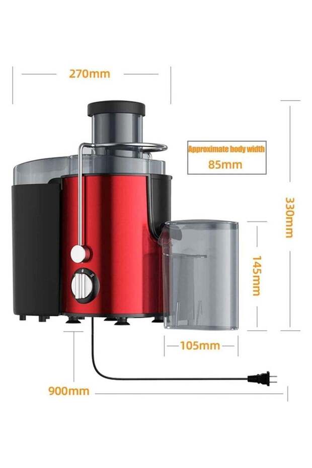 Juice Extractor Dual Speed Centrifugal Juicer with Non-drip Function - 5