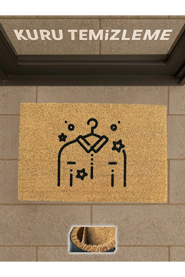 Renseri 40X60 cm Coco Doormat Dry Cleaning