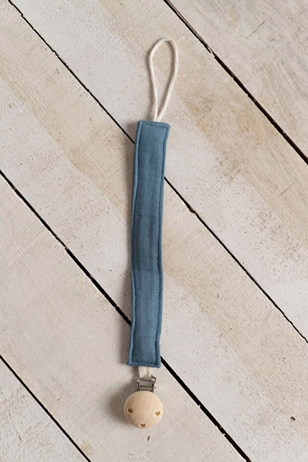 Newborn Baby Pacifier Strap 4 Layers of Muslin