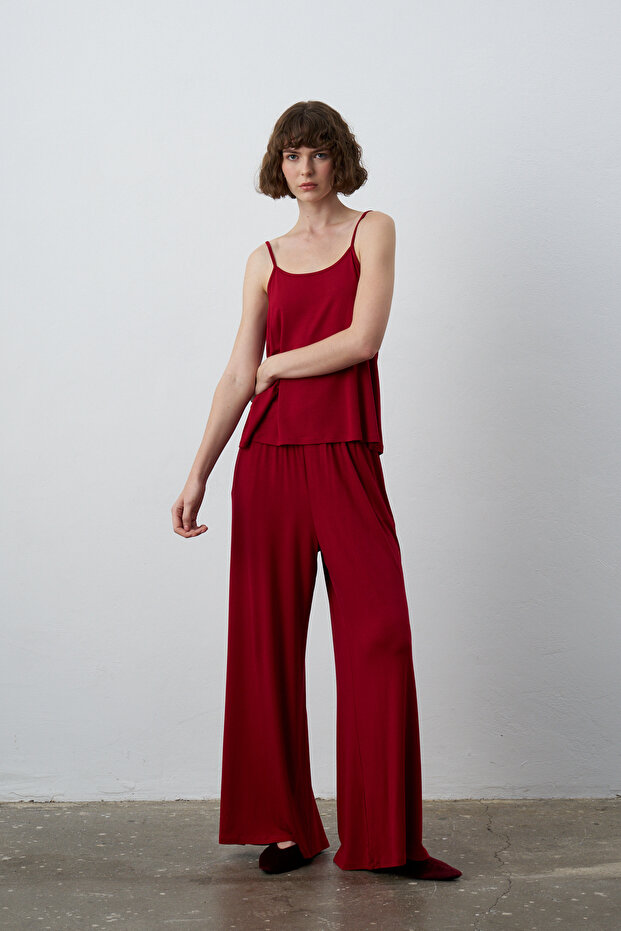 Mono Basic Dökümlü Pantolon - 5