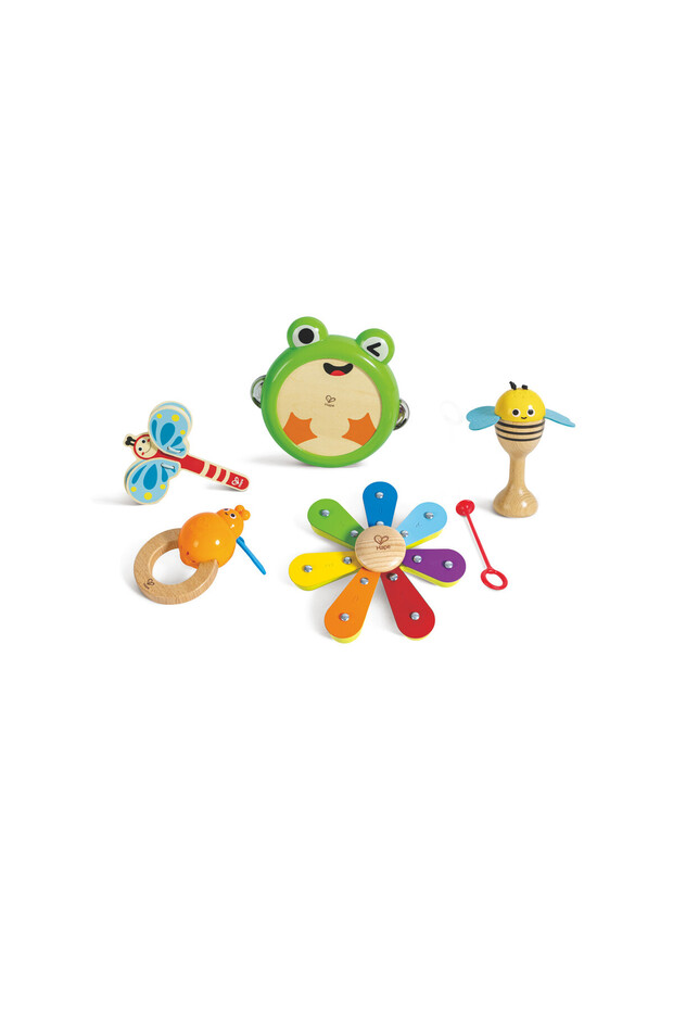 Nature Band Rhythm Kit Musical Wooden Toy Set 6pcs