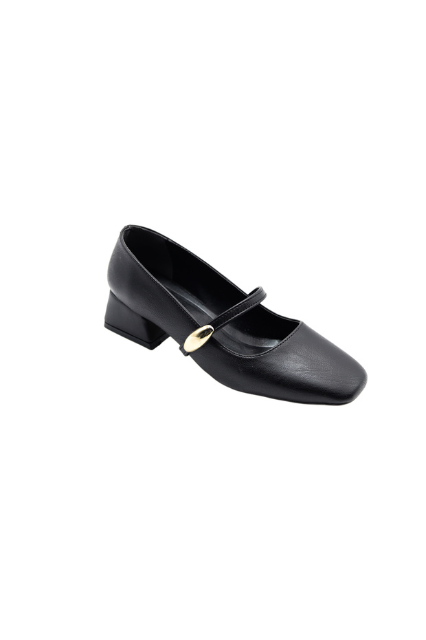 4 cm Thick Heeled Women's Shoes