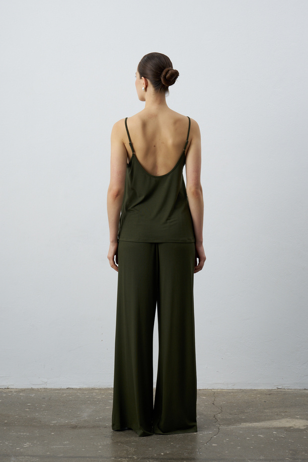 Mono Basic Dökümlü Pantolon - 7