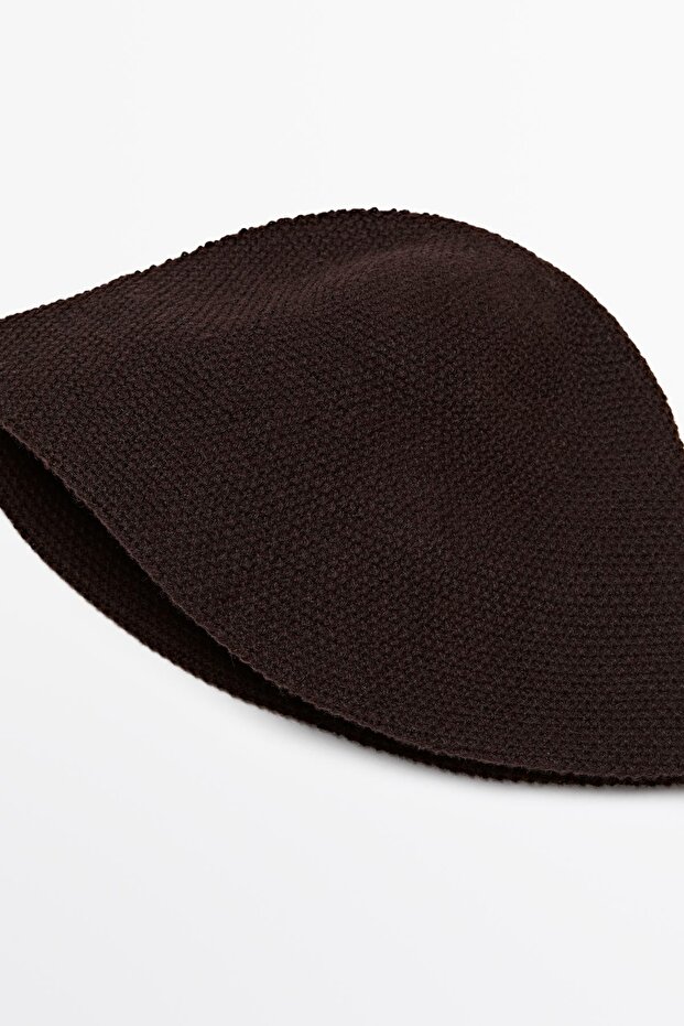 Yün karışımlı triko bere - 2