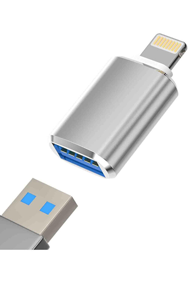 جهاز تركيب ذاكرة فلاش لآيفون، محول لايتنينج يو إس بي، محول OTG - 3