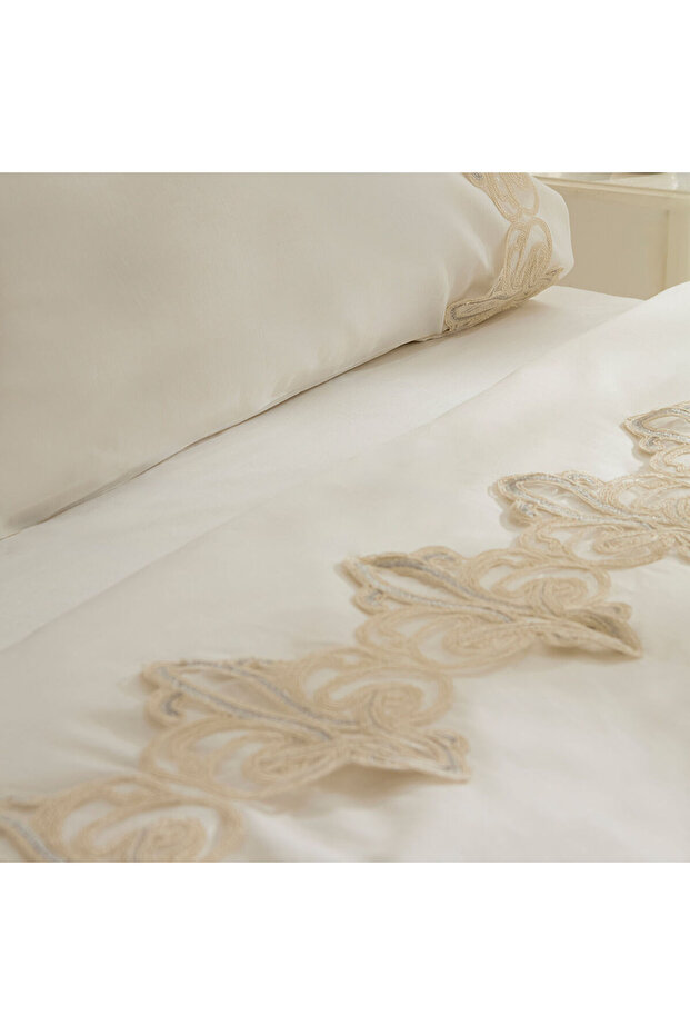 طقم زينة زفاف رائع باللون الرمادي - 5