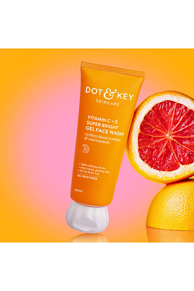 Dot & Key Vit C + E Gel Facewash 100 ml - 3