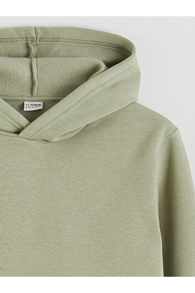 Hooded Boy's Thick Sweatshirt